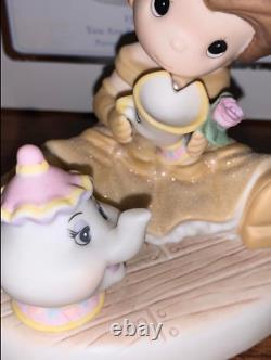 Precious Moments #159019 You Are So Tea-Lightful Belle Mrs. Potts Beauty Beast