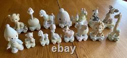 Precious Moments 15pc Birthday Train Set Baby Thru Age 13 (0-13) + Clown Leader