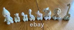Precious Moments 15pc Birthday Train Set Baby Thru Age 13 (0-13) + Clown Leader