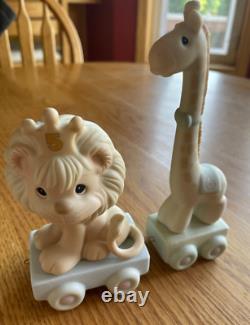 Precious Moments 15pc Birthday Train Set Baby Thru Age 13 (0-13) + Clown Leader