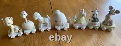 Precious Moments 15pc Birthday Train Set Baby Thru Age 13 (0-13) + Clown Leader