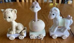 Precious Moments 15pc Birthday Train Set Baby Thru Age 13 (0-13) + Clown Leader