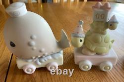 Precious Moments 15pc Birthday Train Set Baby Thru Age 13 (0-13) + Clown Leader