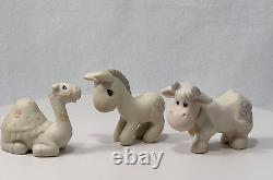 Precious Moments 1982 Come Let Us Adore Him 11pc nativity set E-2395 Vtg w box
