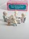 Precious Moments 1991 Miniature Pewter Figurine Set Thanksgiving Dinner Time