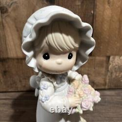 Precious Moments 1994 You Are The Rose Of His Creation 121 Of 2,000 #531243