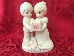 Precious Moments 1995 163821 Sharing The Gift Of 40 Precious Years Nib-mint