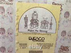 Precious Moments 1998 481688 Make Me Strong New In Box-never Displayed-mint