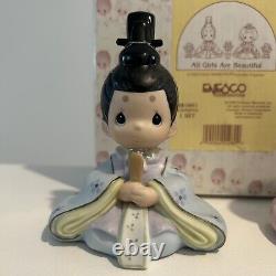 Precious Moments 1998 All Girls Are Beautiful Asian Inspired Porcelain Figurines