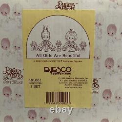 Precious Moments 1998 All Girls Are Beautiful Asian Inspired Porcelain Figurines