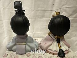 Precious Moments 1998 All Girls Are Beautiful With Black Lacquer Display Board