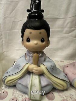 Precious Moments 1998 All Girls Are Beautiful With Black Lacquer Display Board
