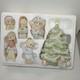 Precious Moments 1999 Wishing You An Old Fashioned Christmas Porcelain Set Decor