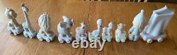 Precious Moments 19pc Birthday Train Set Baby Thru Age 16 (0-16) + Clown + Frame