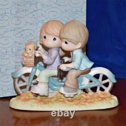 Precious Moments 2009 ALL FOR THE LOVE OF YOU ON A BICYCLE BUILT FOR TWO RARE