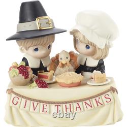 Precious Moments 201034 Grateful To Give Thanks With You Limited Edition Figurin