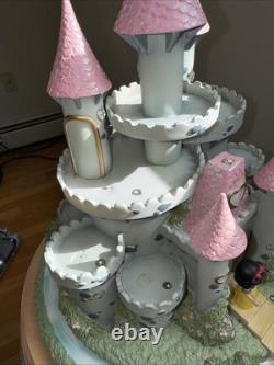 Precious Moments 2012 Ultimate Disney Princess Castle Large Lights Up RARE READ