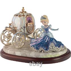 Precious Moments 229035 100th Anniversary Cinderella With Coach Porcelain Figure