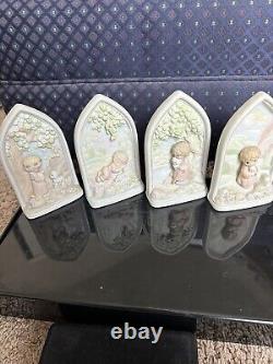 Precious Moments 23rd Psalms RARE Vtg Chapel Exclusive Set Of 7