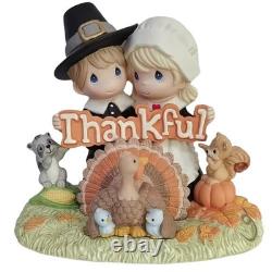 Precious Moments 251025 Lmt Edition Grateful and Thankful Our Hearts are Full
