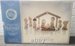 Precious Moments 30th Anniversary Deluxe Collector's Edition 13 Pc Nativity Set