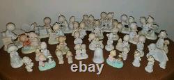 Precious Moments 32 Pieces HUGE LOT COLLECTION RARE RETIRED FIGURINES FREE SHIP