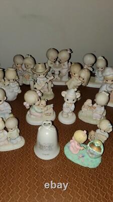 Precious Moments 32 Pieces HUGE LOT COLLECTION RARE RETIRED FIGURINES FREE SHIP