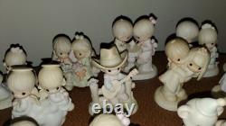 Precious Moments 32 Pieces HUGE LOT COLLECTION RARE RETIRED FIGURINES FREE SHIP