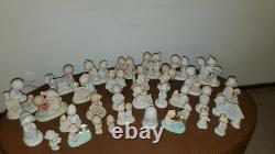 Precious Moments 32 Pieces HUGE LOT COLLECTION RARE RETIRED FIGURINES FREE SHIP