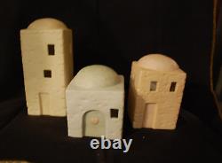 Precious Moments 3 Buildings E 2387 (no Palm Tree or box)