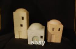 Precious Moments 3 Buildings E 2387 (no Palm Tree or box)