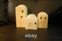 Precious Moments 3 Buildings E 2387 (no Palm Tree or box)
