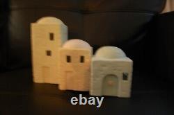 Precious Moments 3 Buildings E 2387 (no Palm Tree or box)