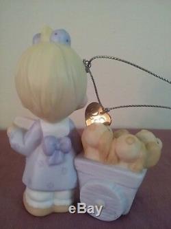 Precious Moments 3 PC- God Loveth a Cheerful Giver Figurine, Ornament and Mini