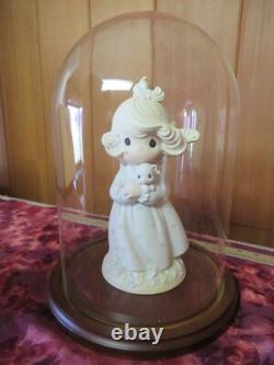 Precious Moments#526010 YOU ARE SUCH A PURRFECT FRIEND 1992 LE 9-Inch withDome-NIB