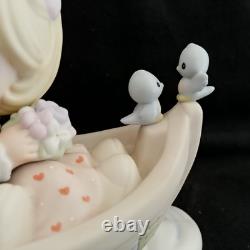 Precious Moments #610071 My Dream Boat, Signed by Gene Freedman