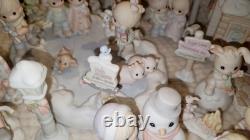 Precious Moments 66 PIECE LOT! Sugarland Village Ice Pond Warming Hut Pre-Owned