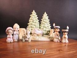 Precious Moments 730173 THE PEACE THAT PASSES UNDERSTANDING Rare Set 7 PC set