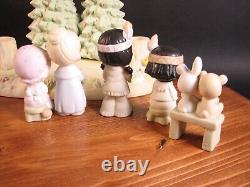 Precious Moments 730173 THE PEACE THAT PASSES UNDERSTANDING Rare Set 7 PC set