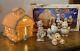 Precious Moments #732494, Fall Festival, 7 Piece Set, Lighted Barn, With Box