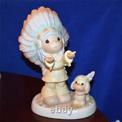 Precious Moments 9-INCH THE LORD IS OUR CHIEF INSPIRATION 204870 WITH BOX RARE