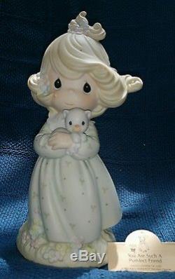 Precious Moments 9 Inch. You Are Such A Purr-fect Friend 526010 Nib Signed