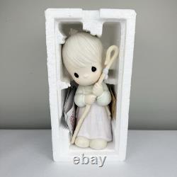 Precious Moments 9 Pc 104523 Dealer 9 Inch Come Let Us Adore Him Nativity-1986