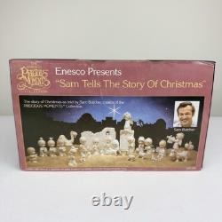 Precious Moments 9 Pc 104523 Dealer 9 Inch Come Let Us Adore Him Nativity-1986