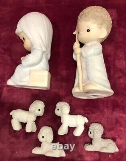 Precious Moments 9 inch Dealers Nativity 104523 Come Let Us Adore Him Olivebranc