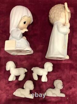 Precious Moments 9 inch Dealers Nativity 104523 Come Let Us Adore Him Olivebranc