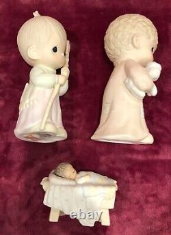 Precious Moments 9 inch Dealers Nativity 104523 Come Let Us Adore Him Olivebranc