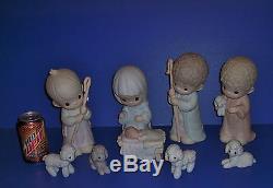 Precious Moments 9 inch Dealers Only Nativity 104523 No Boxes