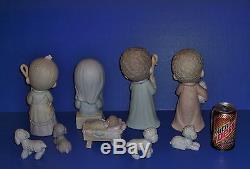 Precious Moments 9 inch Dealers Only Nativity 104523 No Boxes