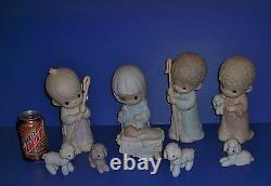 Precious Moments 9 inch Dealers Only Nativity 104523 with Boxes